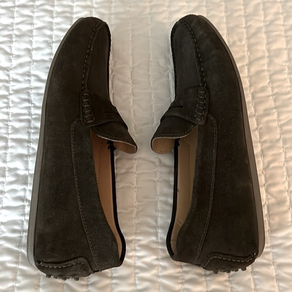 Jack Erwin Brown Suede Driving Mocs, Men’s size 10 - Picture 4 of 8